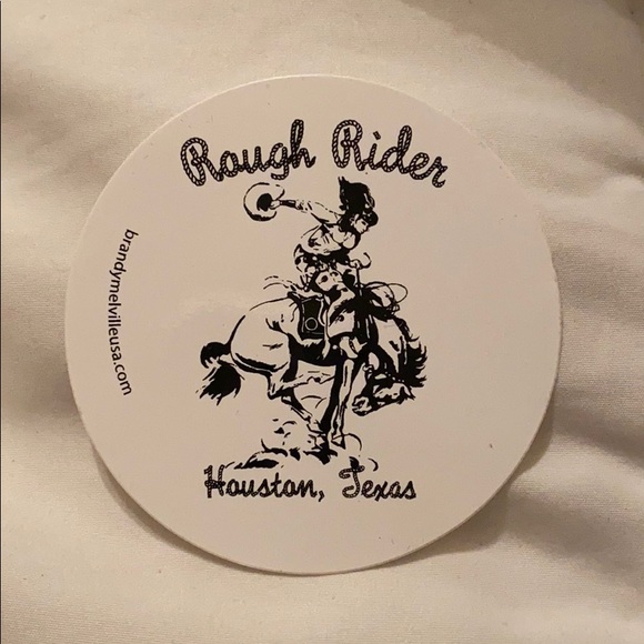 Brandy Melville Accessories - BRANDY MELVILLE ROUGH RIDER CIRCLE STICKER